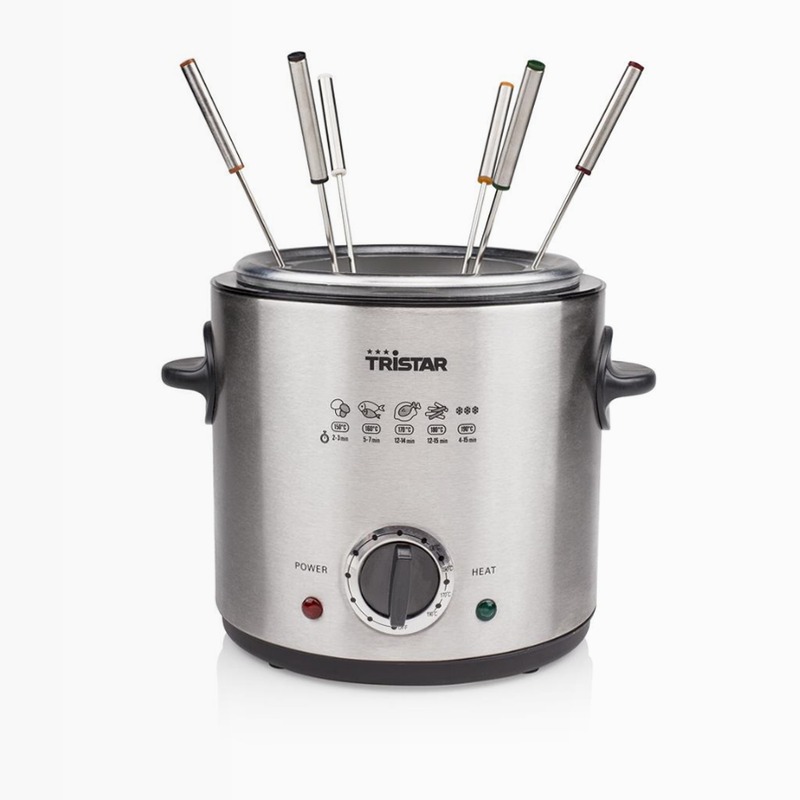 Tristar FO-1102 Set Fonduta/Friggitrice Argento
