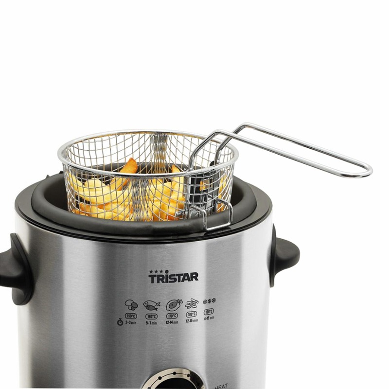 Tristar FO-1102 Set Fonduta/Friggitrice Argento