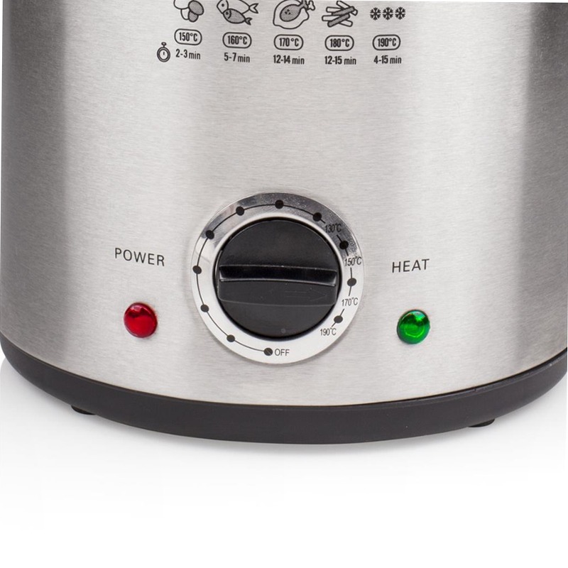 Tristar FO-1102 Set Fonduta/Friggitrice Argento