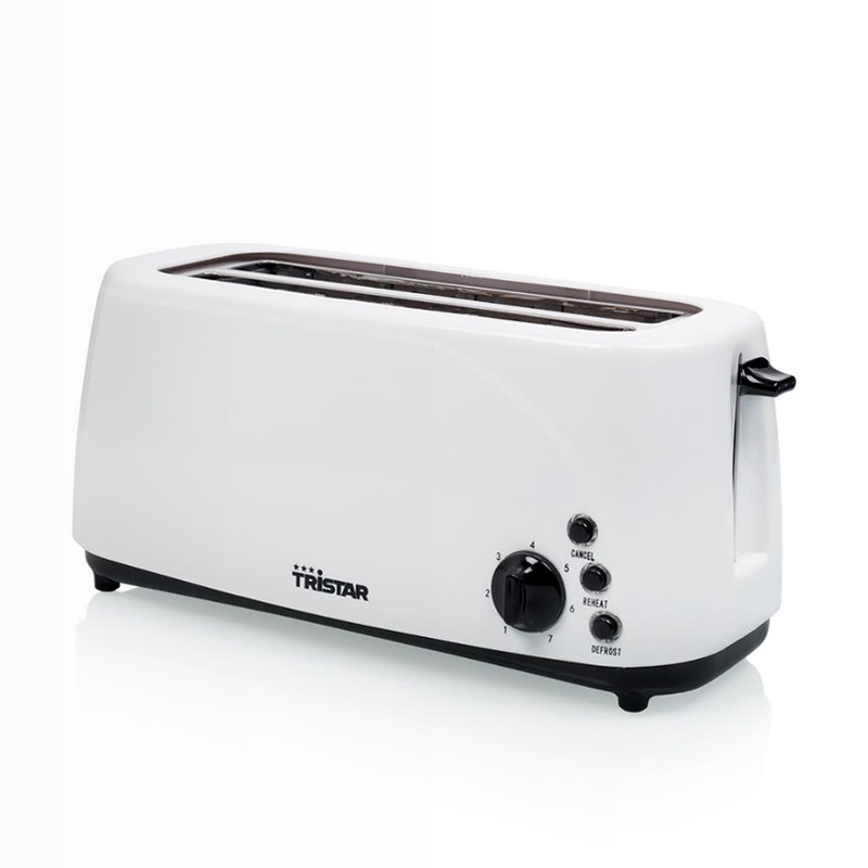 Tostapane Tristar BR-1053 - Lunghe Fessure per Panini Croccanti Bianco