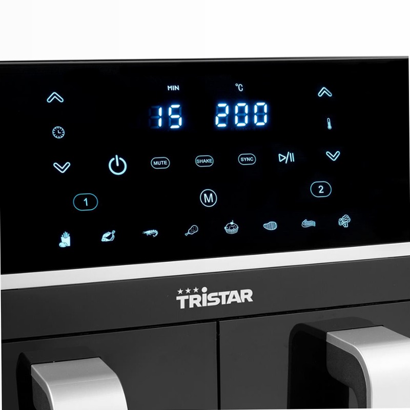 Tristar FR-6970 Aerofryer doppio cestello Nero