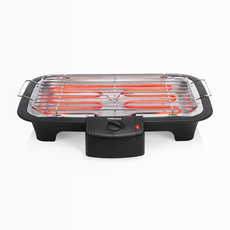 Tristar BQ-2813 - Barbecue Elettrico da Tavolo Nero