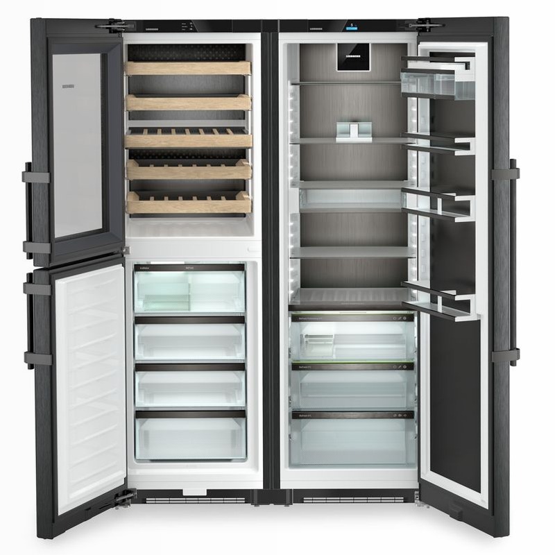 XRCbs 5295 peak BioFresh NoFrost Combinazione side-by-side con scomparto per il temperaggio dei vini