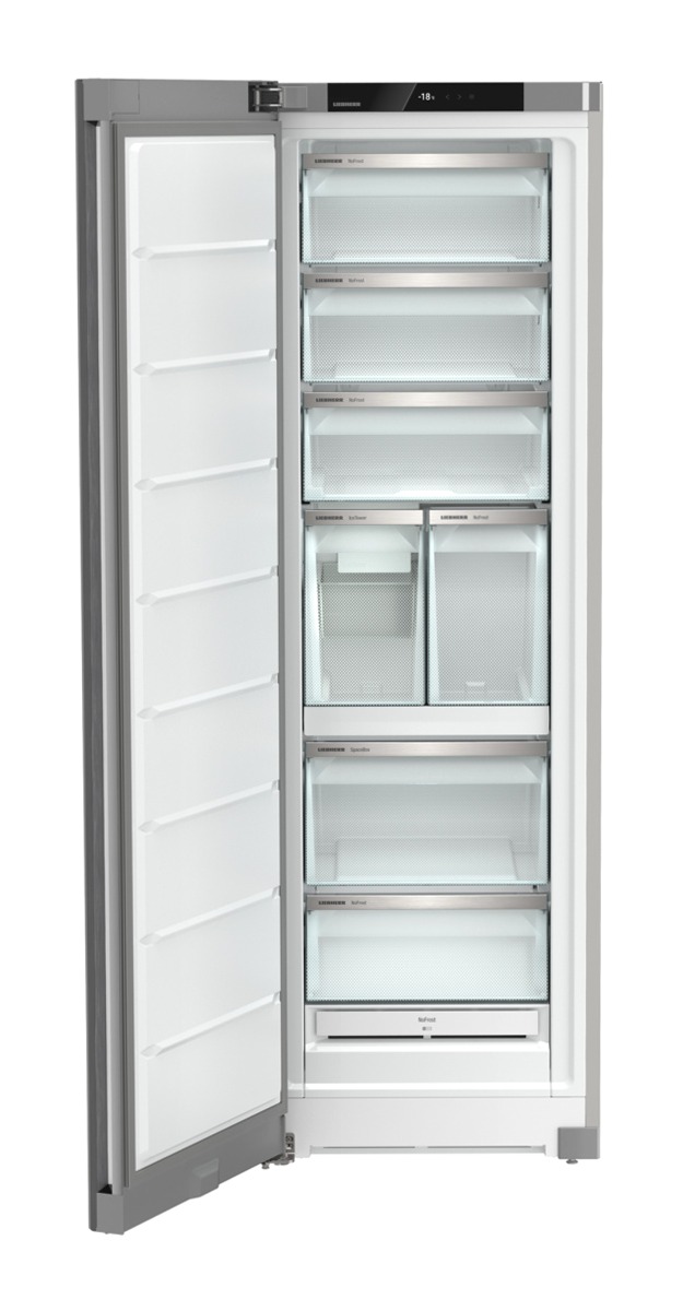 Congelatore Liebherr NoFrost con IceTower Libera Argento