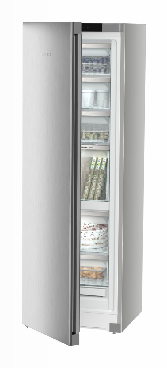Congelatore Liebherr NoFrost con IceTower Libera Argento