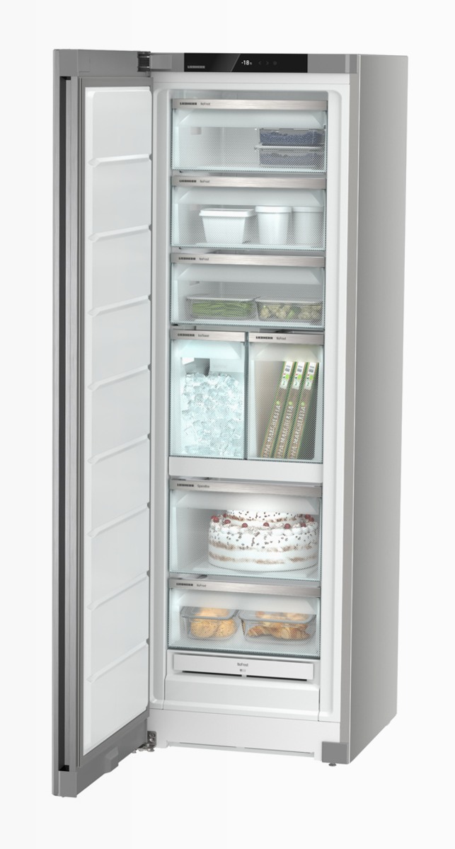 Congelatore Liebherr NoFrost con IceTower Libera Argento