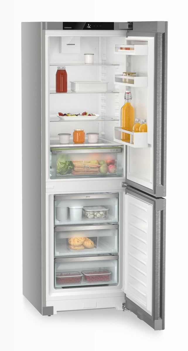 CNsdc 5203 - Combinazione frigo-congelatore NoFrost Argento C