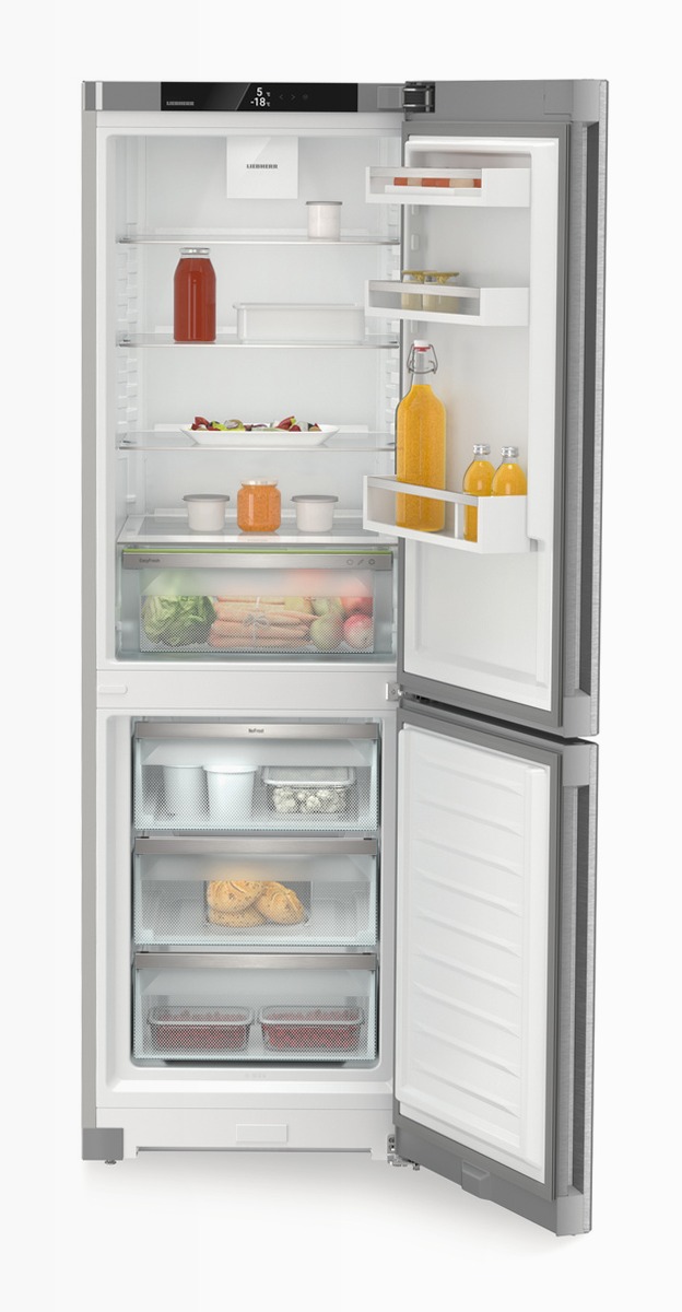 CNsdc 5203 - Combinazione frigo-congelatore NoFrost Argento C