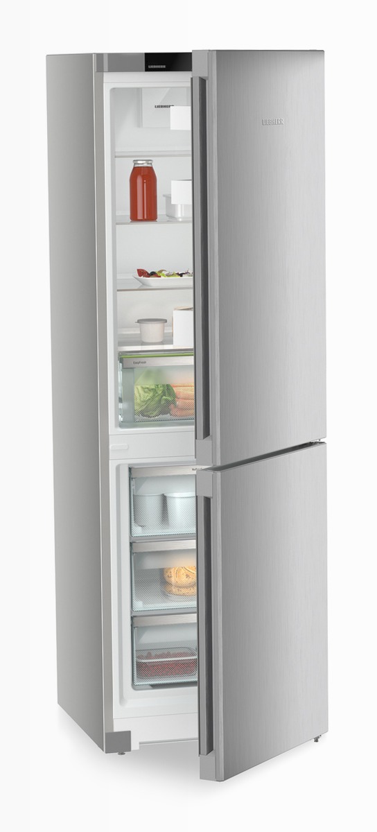 CNsfd 5203 - Combinazione frigo-congelatore NoFrost Argento D