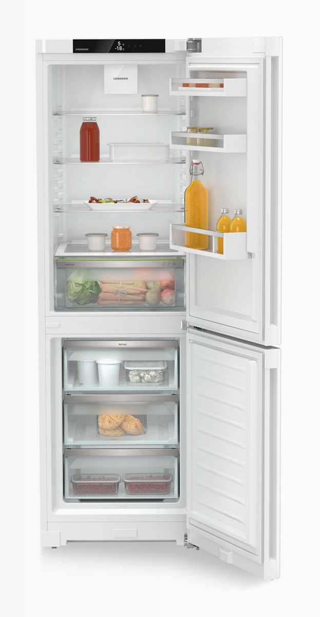 CNd 5203 - Combinazione frigo-congelatore NoFrost Bianco D