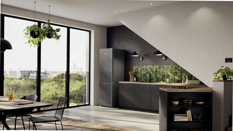 CNdgc 5703 - Combinazione frigo-congelatore NoFrost Grigio C