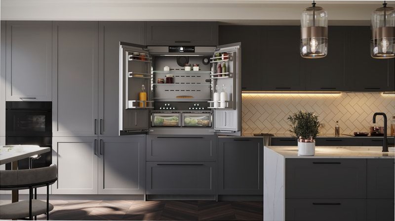 ECBNe 8872 BioFresh NoFrost Combinato frigo-congelatore integrabile con BioFresh e NoFrost