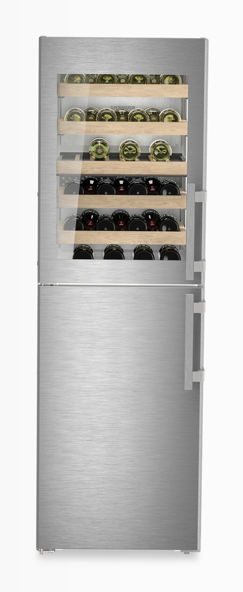 SWNstd 529i peak NoFrost Combinazione con scomparto freezer NoFrost e scomparto per il temperaggio del vino Bordeaux