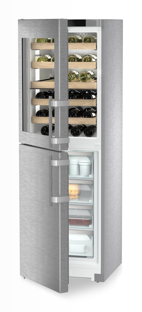 SWNstd 529i peak NoFrost Combinazione con scomparto freezer NoFrost e scomparto per il temperaggio del vino Bordeaux