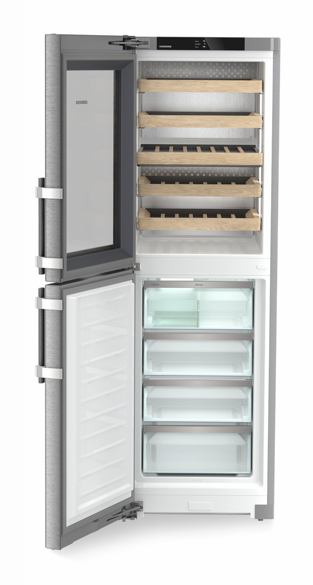SWNstd 529i peak NoFrost Combinazione con scomparto freezer NoFrost e scomparto per il temperaggio del vino Bordeaux