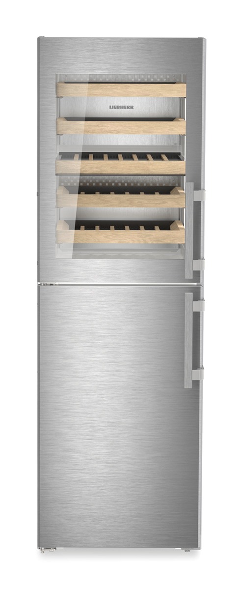 SWNstd 529i peak NoFrost Combinazione con scomparto freezer NoFrost e scomparto per il temperaggio del vino Bordeaux