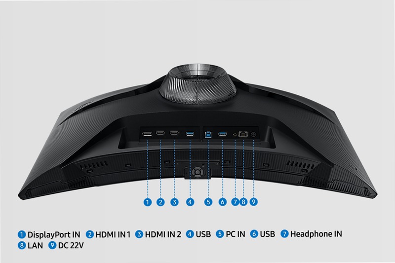 Monitor Gaming Odyssey G6 da 27'' QHD Curvo VA