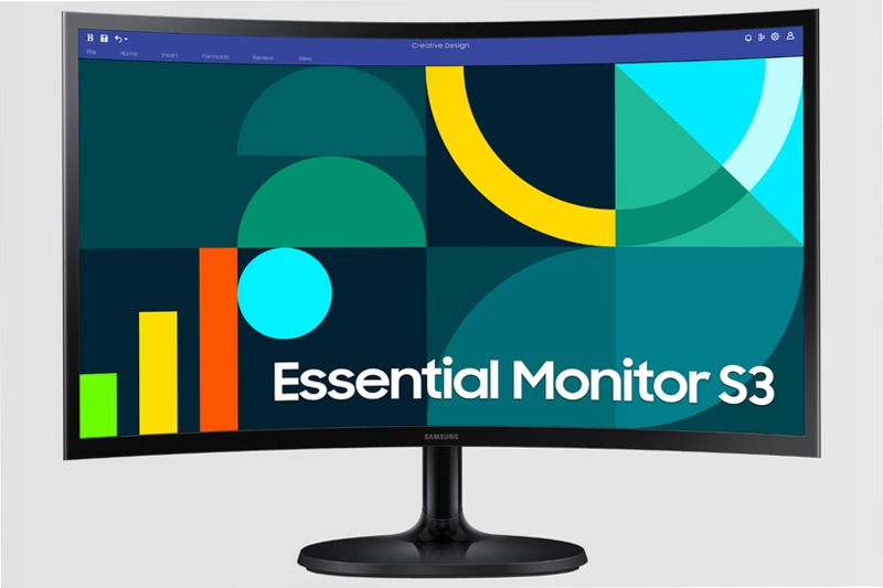Monitor Curvo S36GD da 24'' Full HD Nero VA