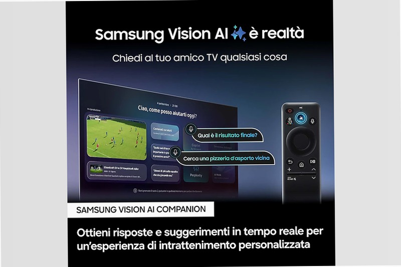 2025 QN74F 75" 4K Neo QLED Mini LED Vision AI TV | Samsung Italia Nero