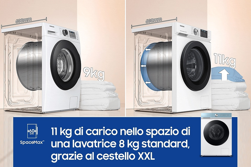 Lavatrice Bespoke AI™ Quickdrive 11Kg WW11BB945DGMS3 Bianco