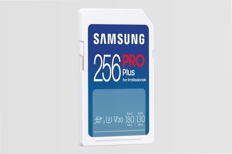 Samsung PRO Plus SD Card 256GB - Scheda di Memoria Professionale