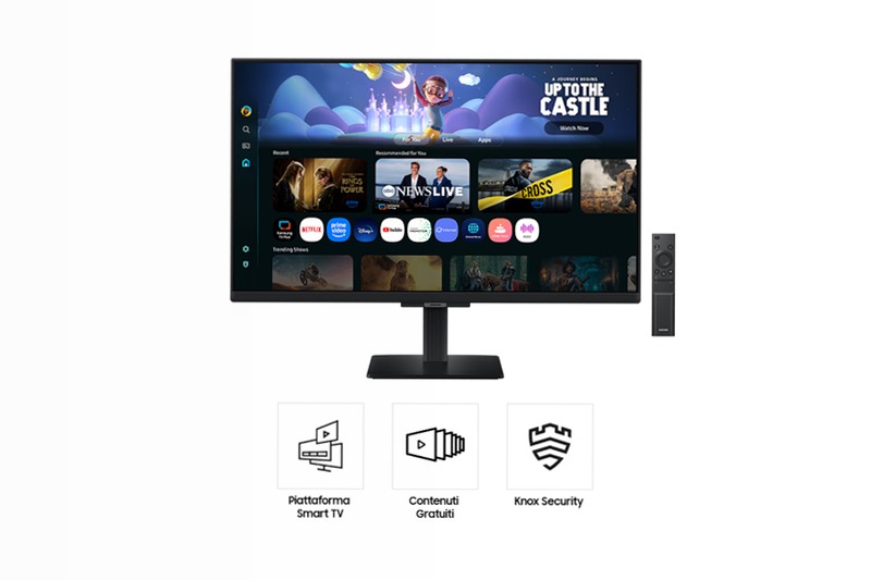 Smart Monitor M5 - M50F da 27" Full HD Nero IPS
