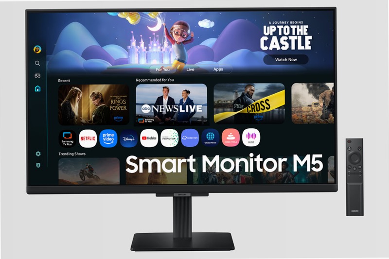 Smart Monitor M5 - M50F da 27" Full HD Nero IPS