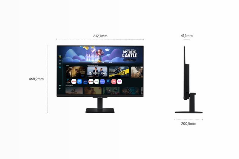 Smart Monitor M5 - M50F da 27" Full HD Nero IPS