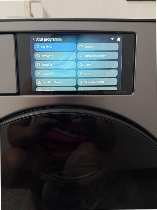 Lavatrice Samsung Bespoke AI 9kg Nero