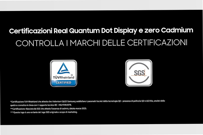 65" QLED Q7F5 4K Vision AI Smart TV Nero