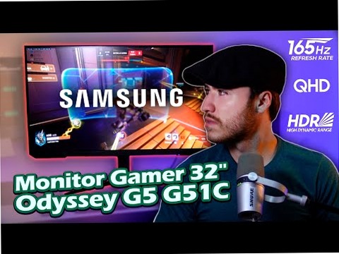 Monitor Gaming Odyssey G5 - G51C da 32" QHD Flat