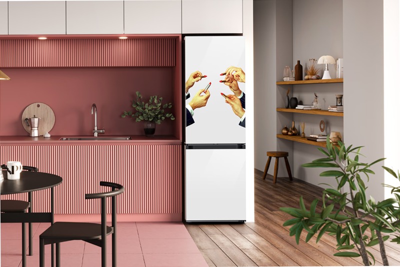 Frigorifero Combinato Samsung TOILETPAPER X BESPOKE Lipsticks D 344lt