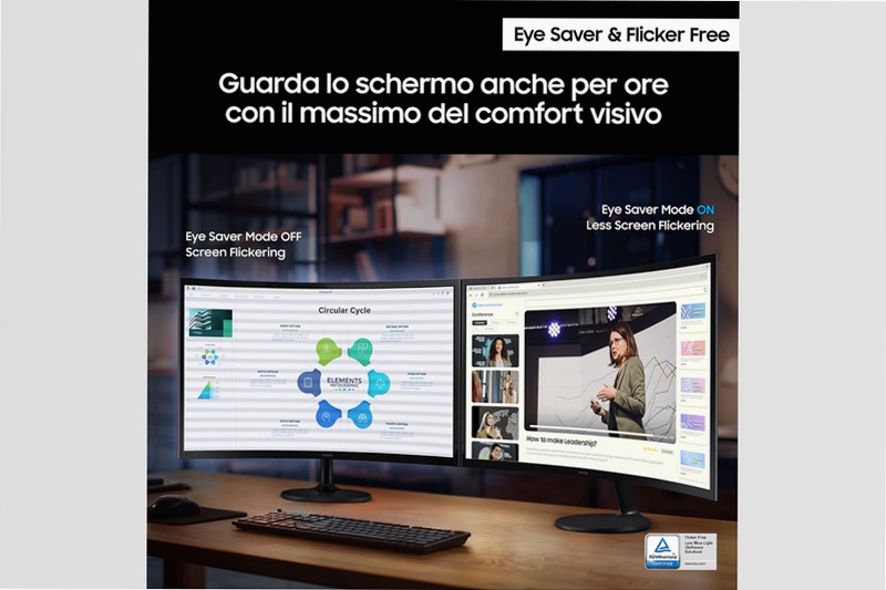 Monitor Curvo Serie S36GD da 27'' Full HD 27" Nero VA 1920 x 1080