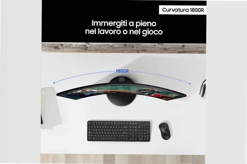 Monitor Curvo Serie S36GD da 27'' Full HD 27" Nero VA 1920 x 1080