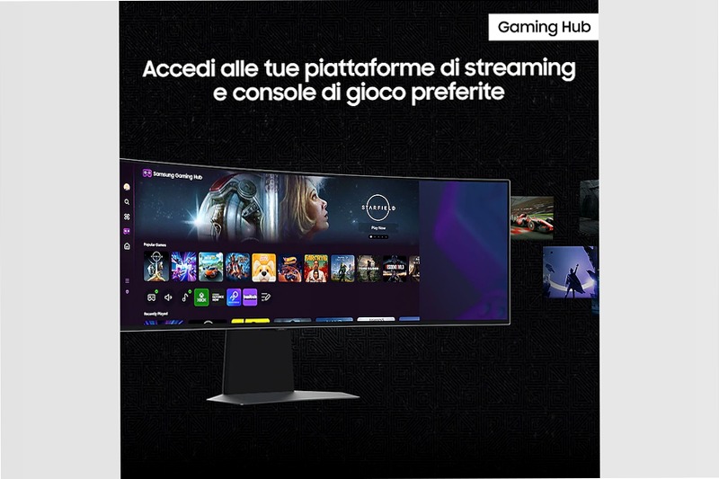 Monitor Gaming Odyssey OLED G9 - G95SD da 49" DQHD Curvo