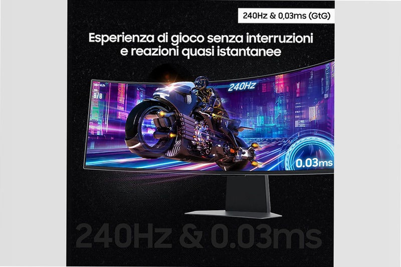 Monitor Gaming Odyssey OLED G9 - G95SD da 49" DQHD Curvo