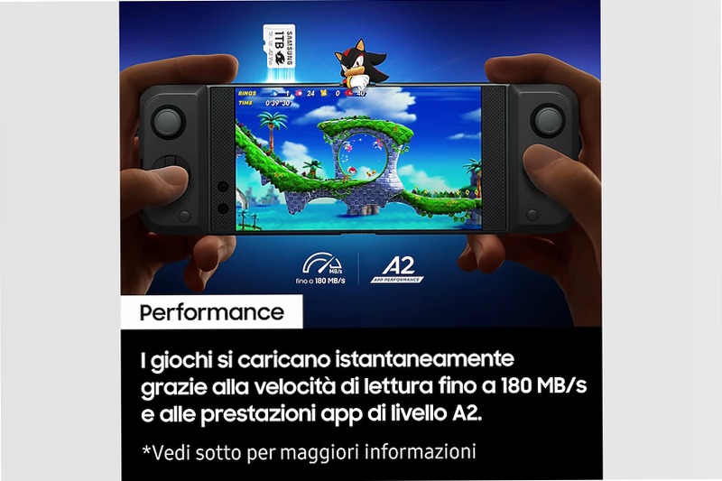 Sonic PRO Plus microSD 128GB - Velocità e Affidabilità per i Tuoi Giochi
