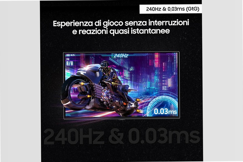 Monitor Gaming Odyssey OLED G6 - G61SD da 27'' QHD Flat