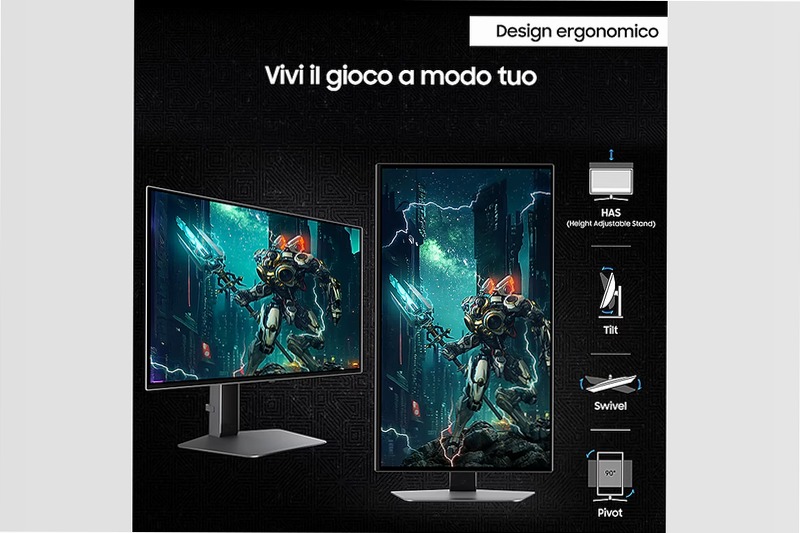 Monitor Gaming Odyssey OLED G6 - G61SD da 27'' QHD Flat