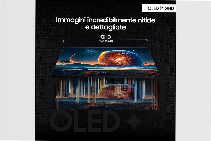 Monitor Gaming Odyssey OLED G6 - G61SD da 27'' QHD Flat