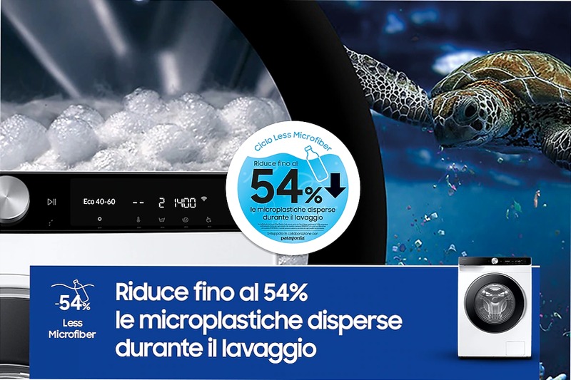 Lavatrice Samsung AI Control Ecodosatore 9Kg Bianco