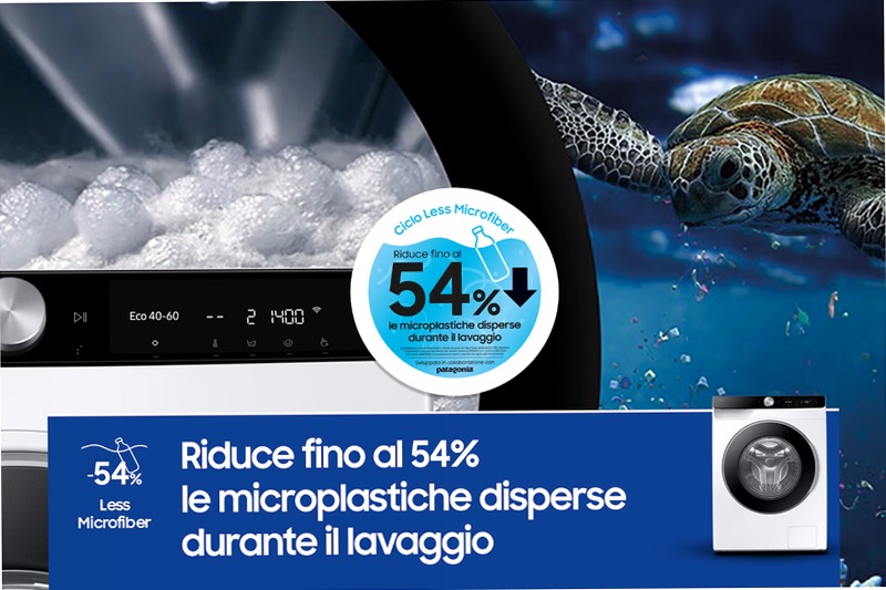 Lavatrice Samsung AI Control Ecodosatore 9Kg Bianco