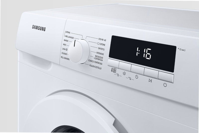 Lavatrice Slim WW70T302MWW - Samsung Italia 7kg Bianco