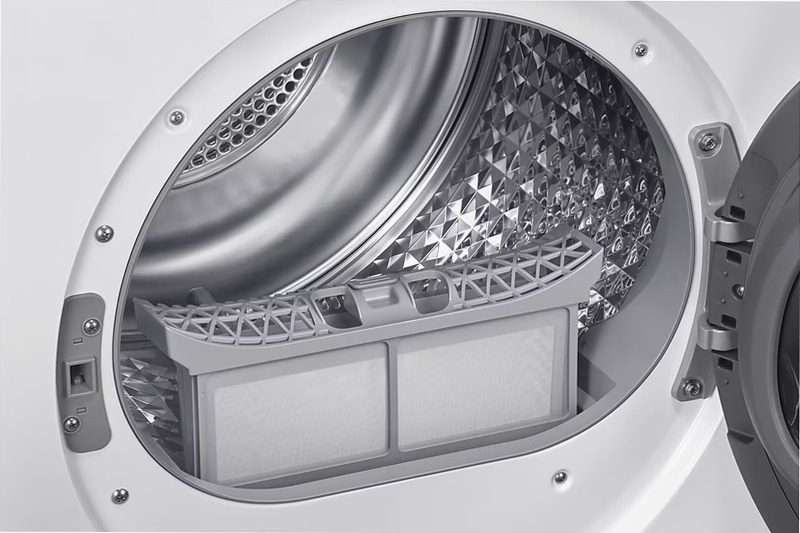 Asciugatrice Samsung Crystal EcoDry 8 Kg DV80DG52B0AEET 8kg C Bianco