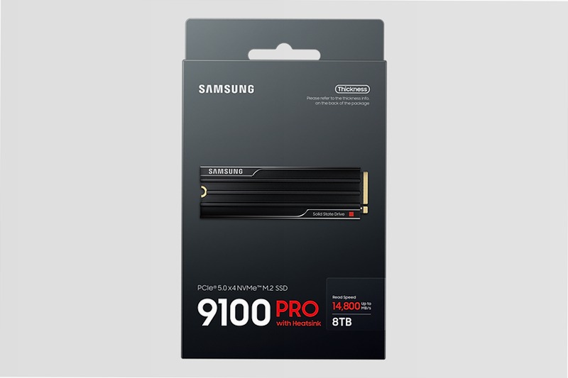 9100 PRO NVMe con dissipatore di calore SSD interno 8TB PCIe 5.0