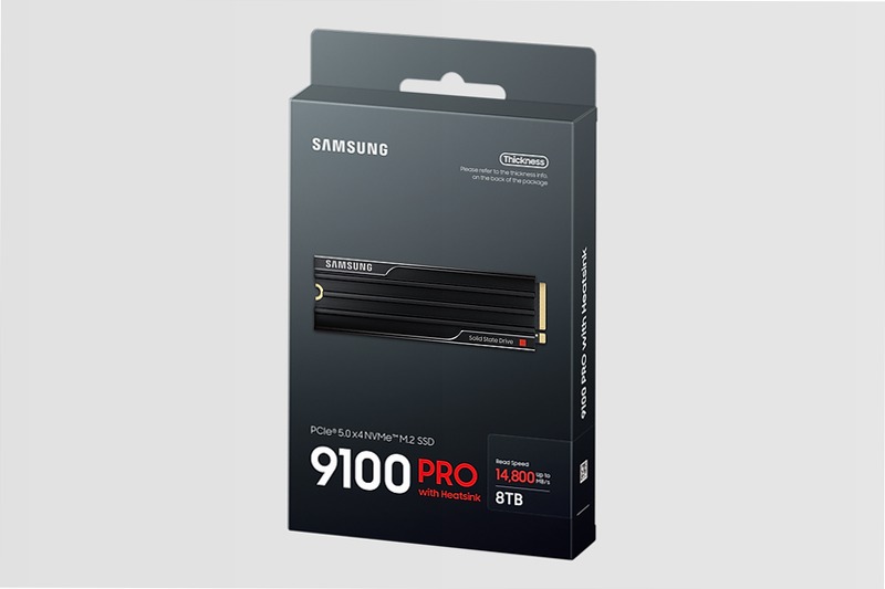 9100 PRO NVMe con dissipatore di calore SSD interno 8TB PCIe 5.0
