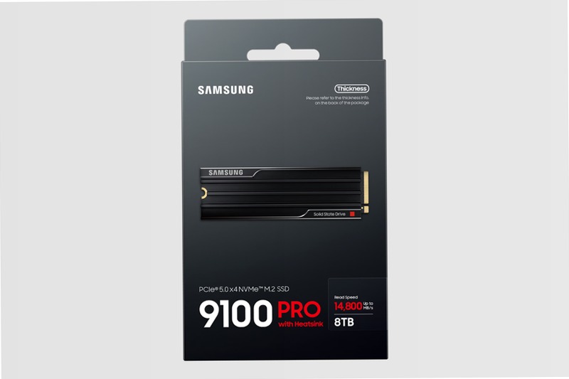 9100 PRO NVMe con dissipatore di calore SSD interno 8TB PCIe 5.0