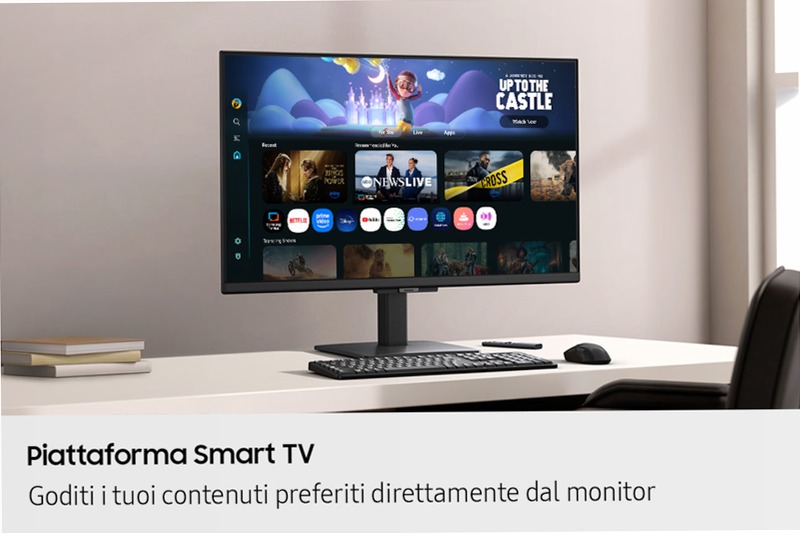 Smart Monitor M5 - M50F da 32" Full HD Nero VA