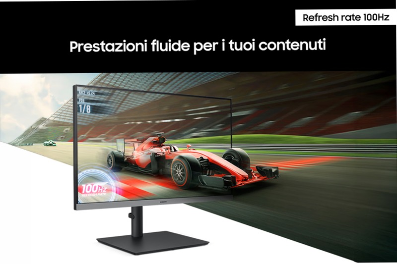 Monitor LED S43UF da 24" Full HD - Samsung Italia Nero IPS