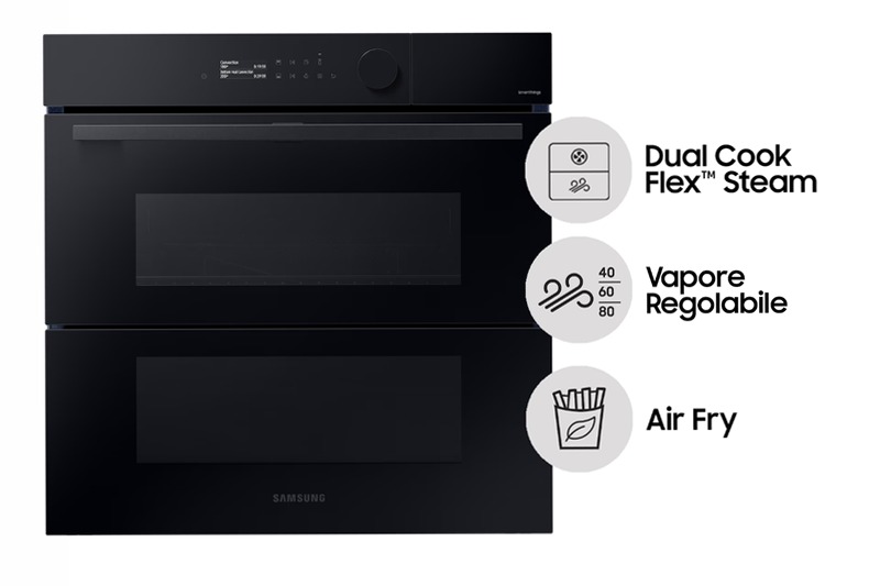 Forno a Vapore Samsung Dual Cook Flex™ Steam Serie 5 76 Beige